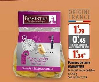 Coccinelle Express Pommes de terre parmentine offre