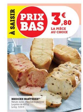 Hyper U Brioche nanterre offre