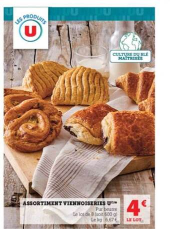 Hyper U Assortiment viennoiseries u offre