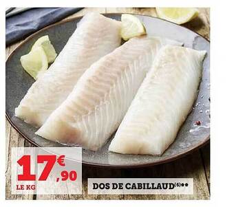 Hyper U Dos de cabillaud offre