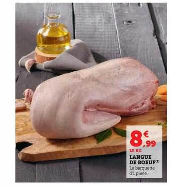 Hyper U Langue de boeuf offre