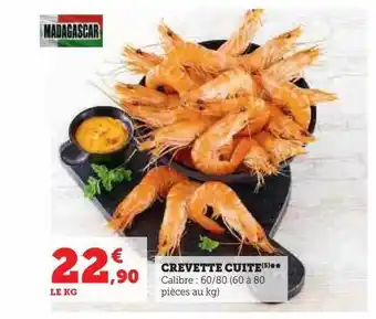 Hyper U Crevette cuite offre