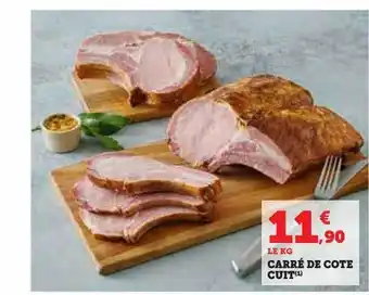 Hyper U Carré de côte cuit offre