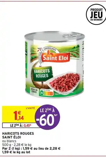 Intermarché Haricots Rouges Saint Éloi offre
