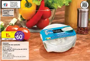 Intermarché Tzatziki Itinéraire des Saveurs offre