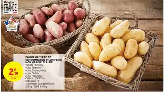 Intermarché Pomme de Terre de Consommation Chair Ferme Mon Marche Plaisir offre
