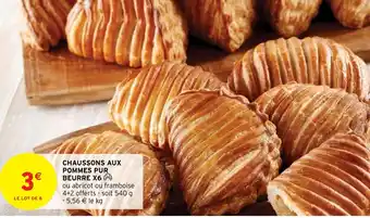 Intermarché Chaussons Aux Pommes Pur Beurre x6 offre