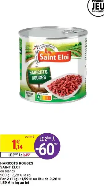 Intermarché Hyper Haricots Rouges Saint Éloi offre