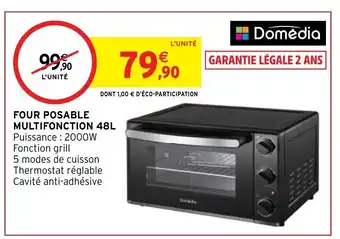 Intermarché Hyper four Posable Multifonction 48L offre