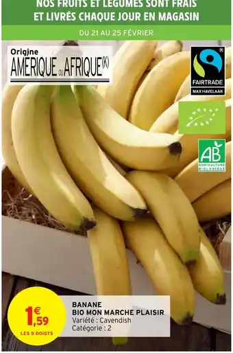 Banane Bio Mon Marche Plaisir