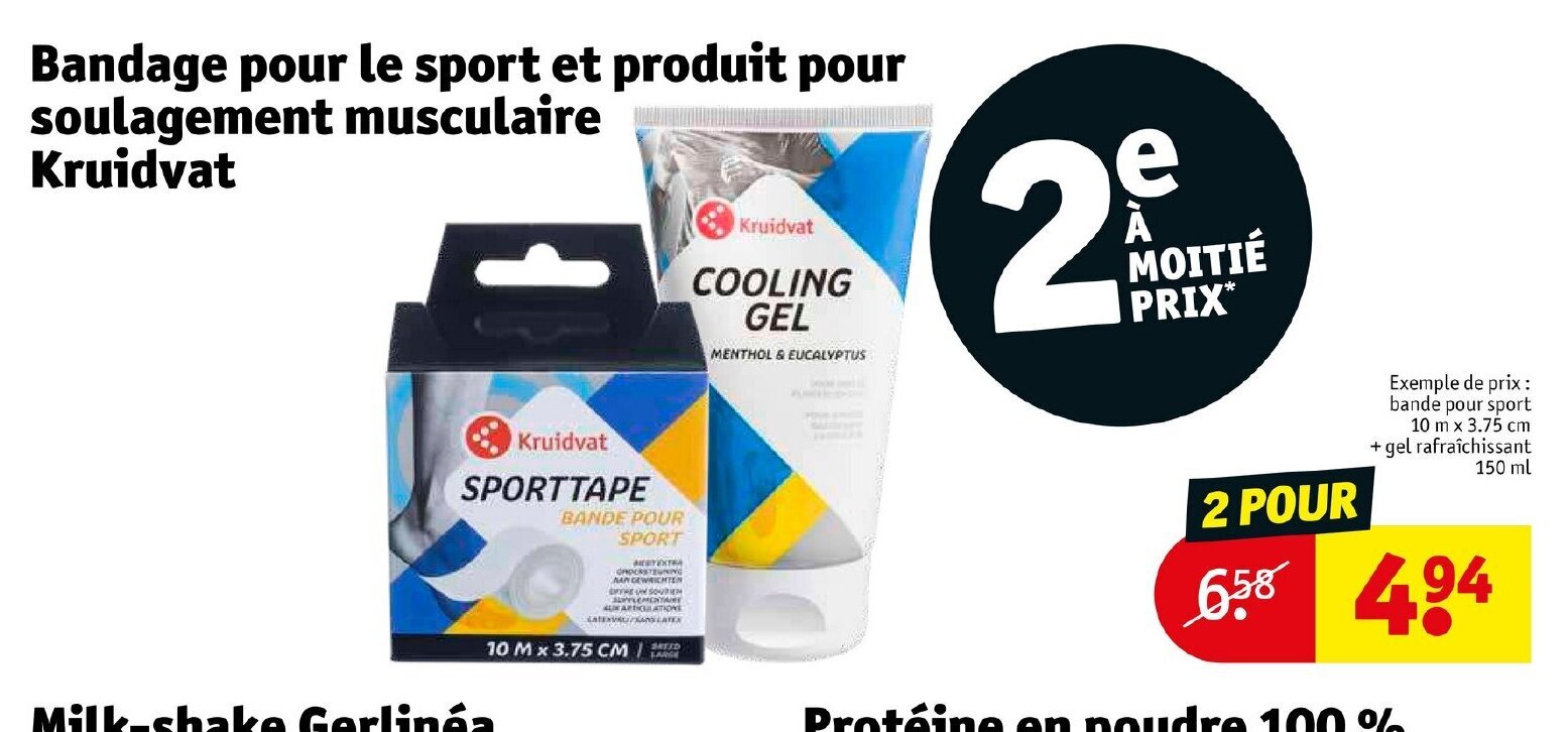 Promo Bandage Pour Le Sport Et Produit Pour Soulagement Musculaire