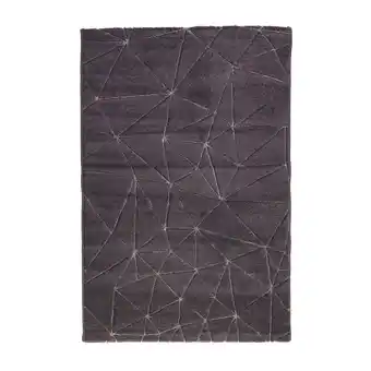 Tapis design gris 100 x 150 cm