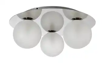 Castorama Plafonnier cimon métal/verre chrome ø 32 cm g9 84w offre