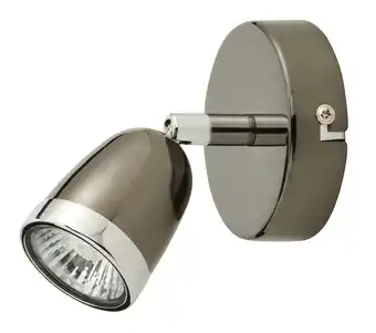 Castorama Spot patère apheliotes métal chrome gu10 35 w offre