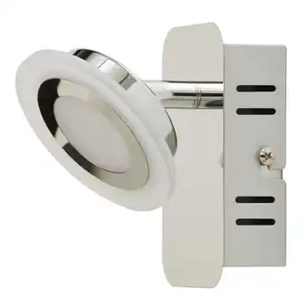 Castorama Spot patère harpies métal/verre chrome led 5,5 w offre