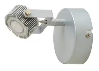 Castorama Spot patère neikea métal argent led 6 w offre