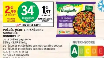 Intermarché Hyper Poêlée Méditerranéenne Surgelee bonduelle offre