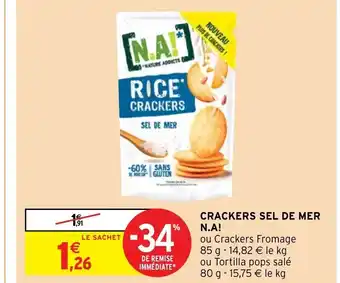 Intermarché Hyper Crackers Sel de Mer N.A offre
