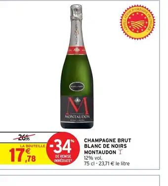 Champagne Brut Blanc de Noirs Montaudon
