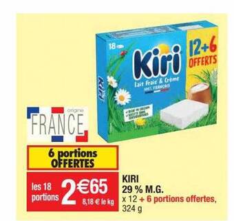 Migros Kiri 29% m.g. offre