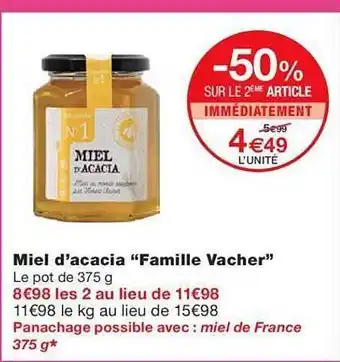 Monoprix Miel d'acacia offre