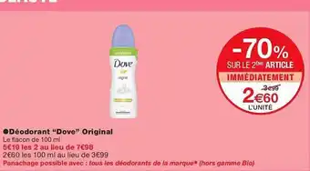 Monoprix Déodorant offre