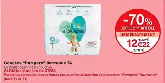 Monoprix Couches offre