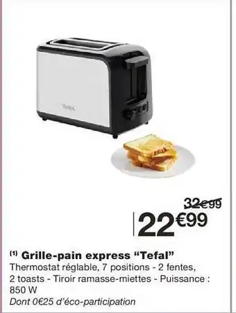 Monoprix Grille-pain express offre