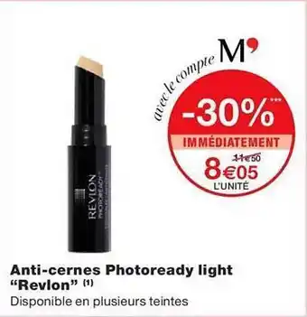 Monoprix Anti-cernes photoready light offre