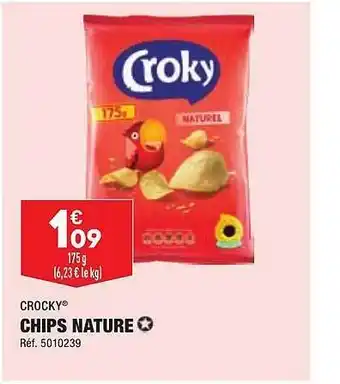 ALDI Chips nature crocky offre