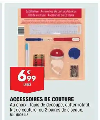 ALDI Accessoires de couture offre