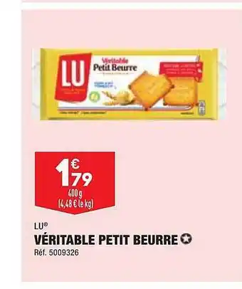 ALDI Véritable petit beurre lu offre