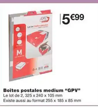 Monoprix Boîtes postales medium offre