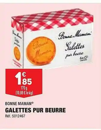 ALDI Galettes pur beurre bonne maman offre