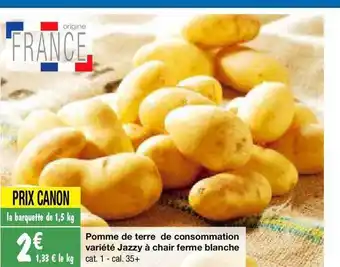 Migros Pomme de terre de consommation variété jazzy à chair ferme blanche offre