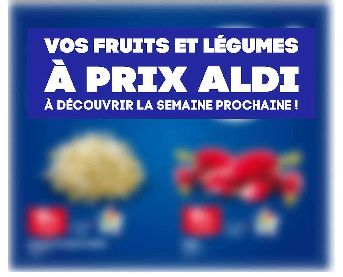 Promo Fruits et légumes à prix aldi chez ALDI