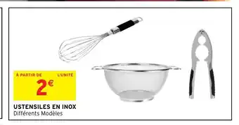 Intermarché Hyper Ustensiles En Inox offre