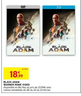 Black Adam Warner Home Video