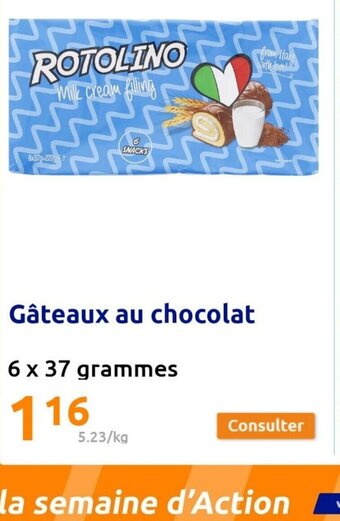 Action Gateaux Au Chocolat offre