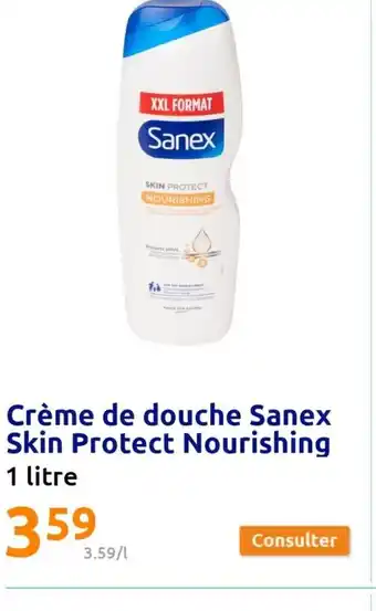 Action Creme de Douche Sanex Skin Protect Nourishing offre
