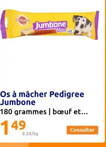 Action Os à Mâcher Pedigree Jumbone offre