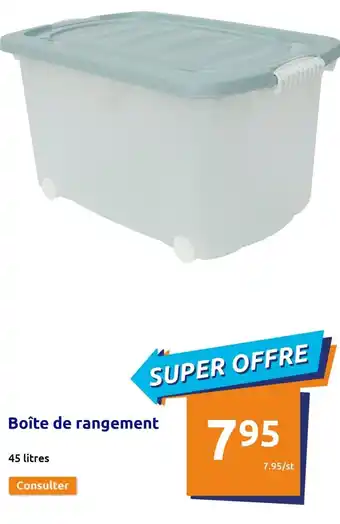 Action Boite de rangement offre
