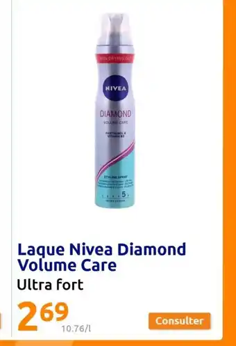 Action Laque Nivea Diamond Volume Care offre