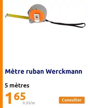 Action Metre Ruban Werckmann offre