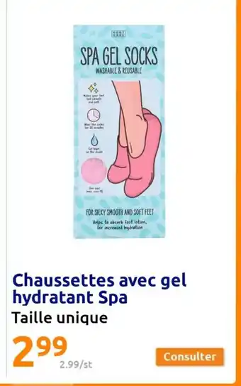 Action Chaussettes Avec Gel Hydratant Spa offre