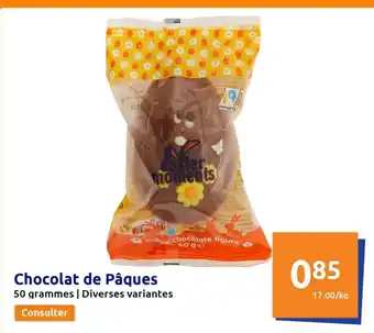Action Chocolat de Paques offre