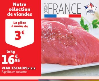 Auchan Veau Escalope offre
