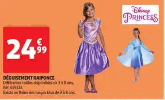 Auchan Déguisement Raiponce offre