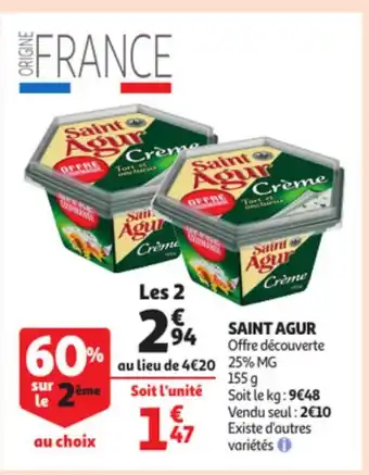 Auchan Saint Agur offre