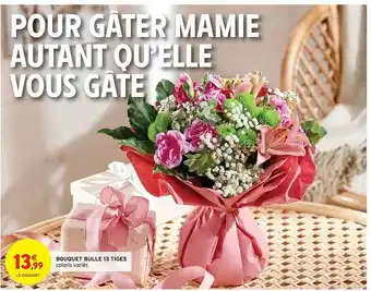 Intermarché Hyper Bouquet bulle 13 tiges offre